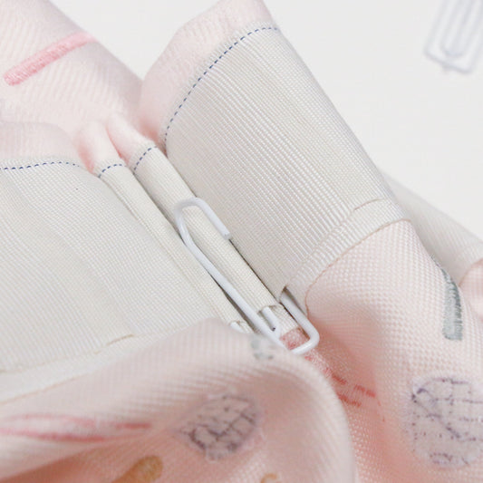 窗簾配件 白色四爪鈎 半掛鈎(10件裝) - ZEYA Curtain