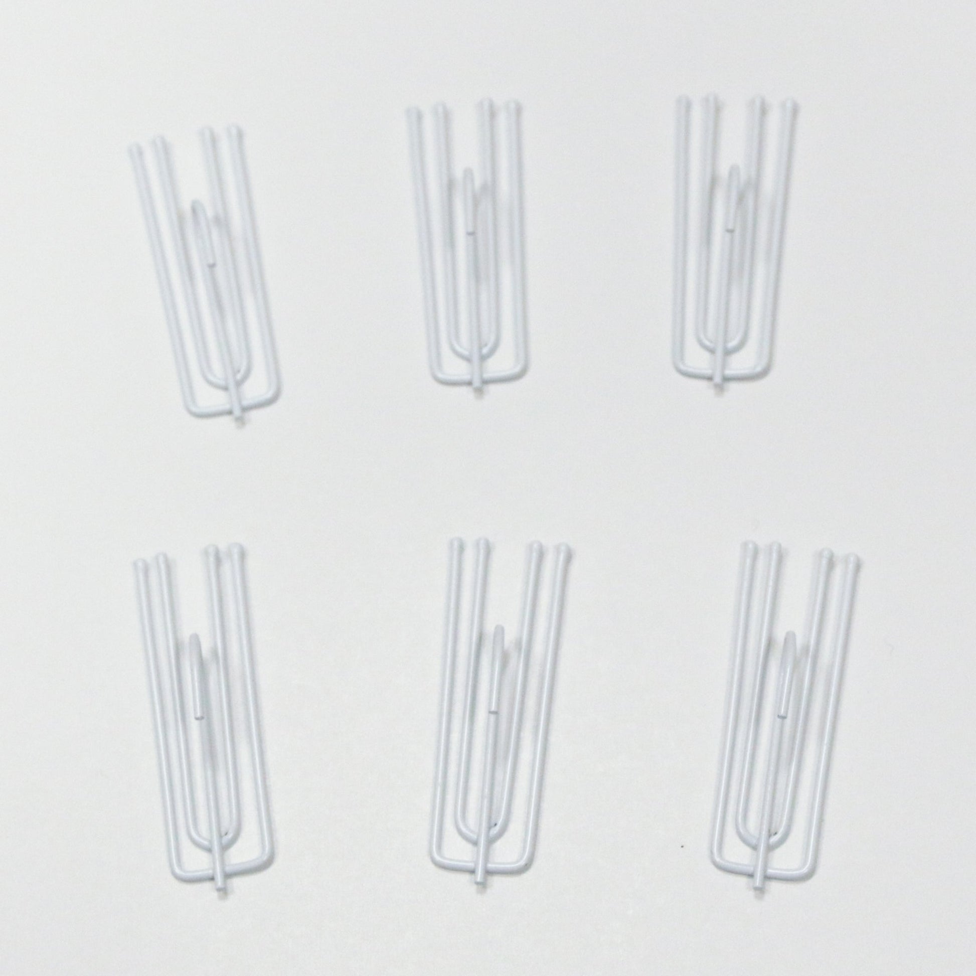 窗簾配件 白色四爪鈎 半掛鈎(10件裝) - ZEYA Curtain