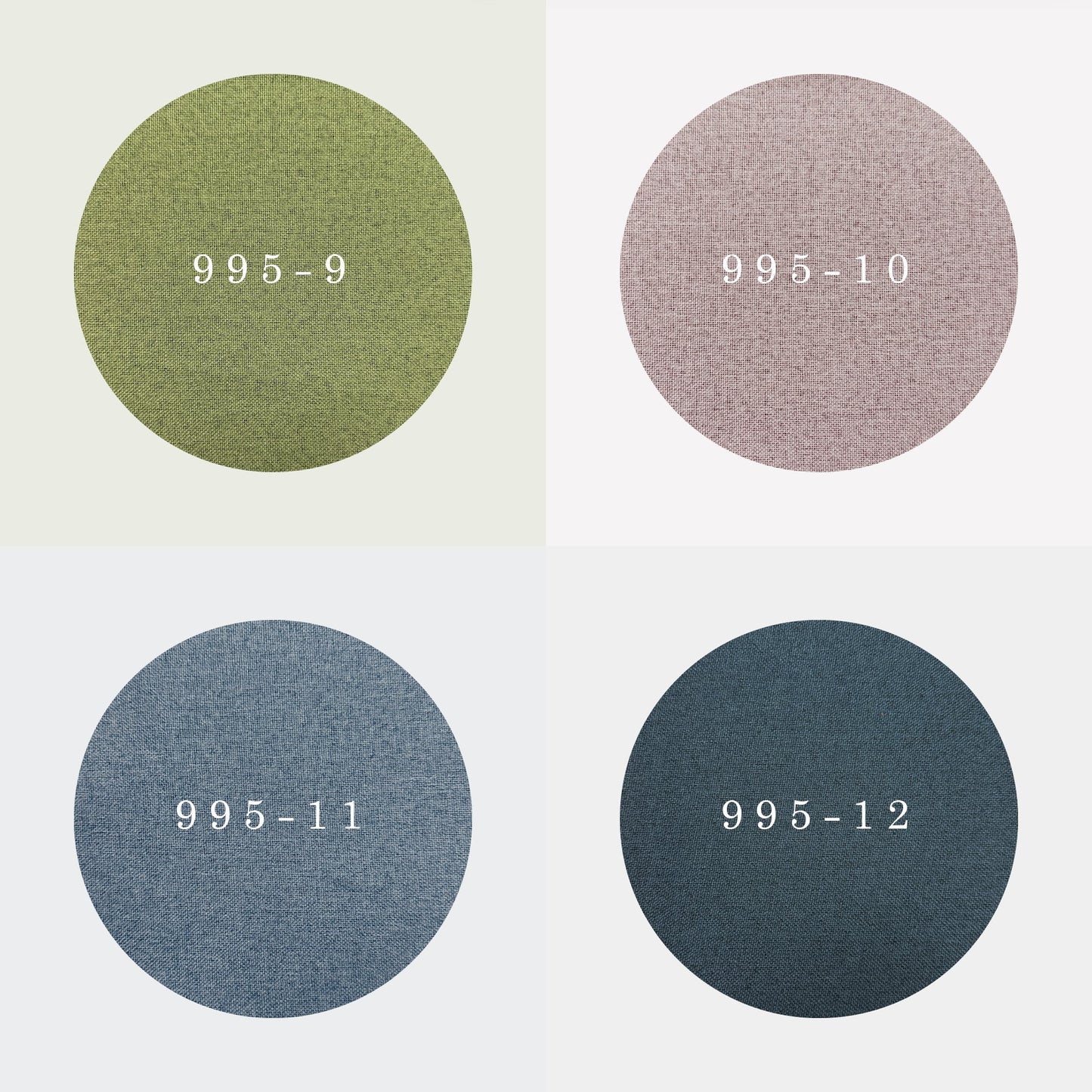 日系柔麻全遮光布 12色可選 no.955 - ZEYA Curtain