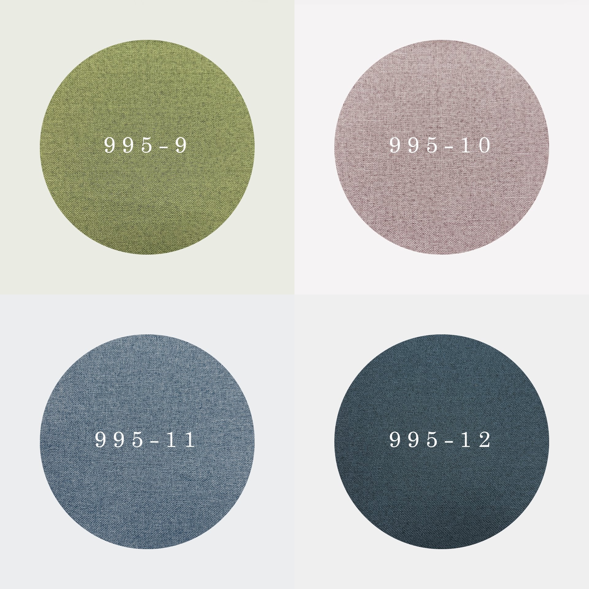 日系柔麻全遮光布 12色可選 no.955 - ZEYA Curtain