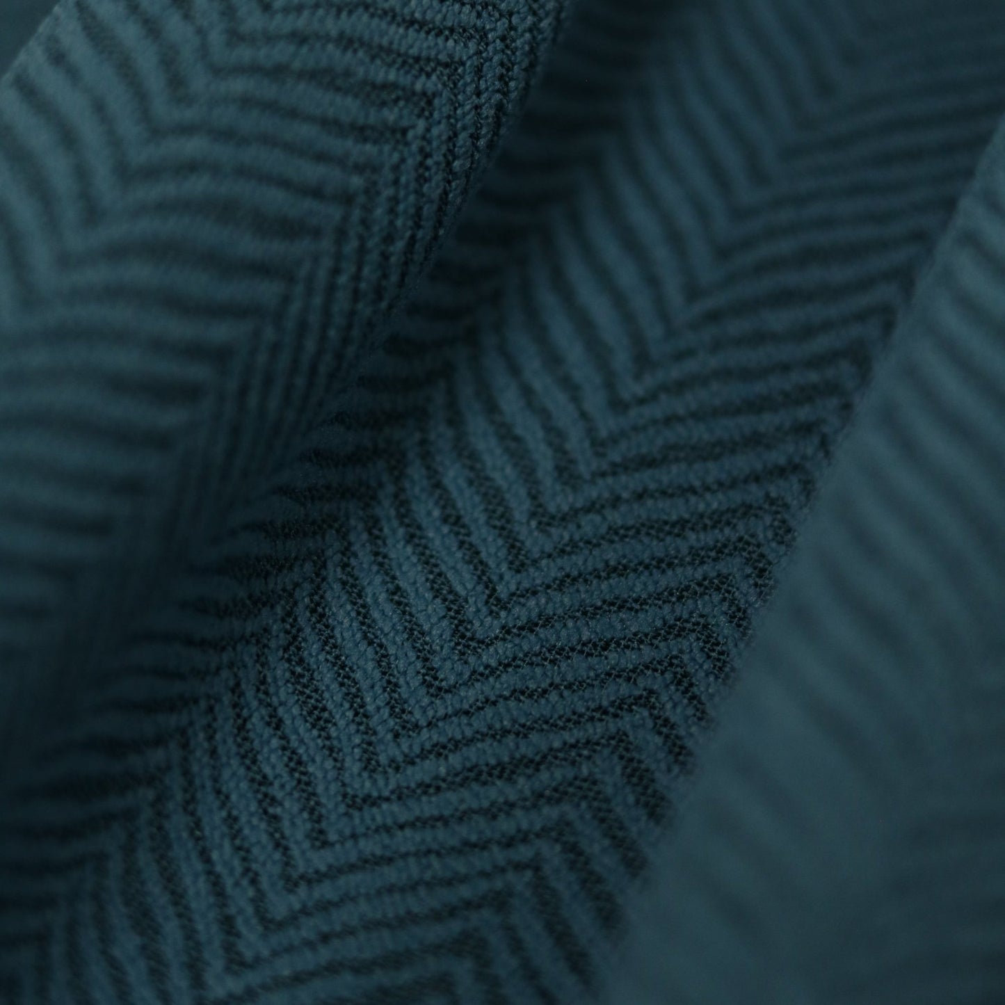 青藍色松葉絨 遮光窗簾 - ZEYA Curtain