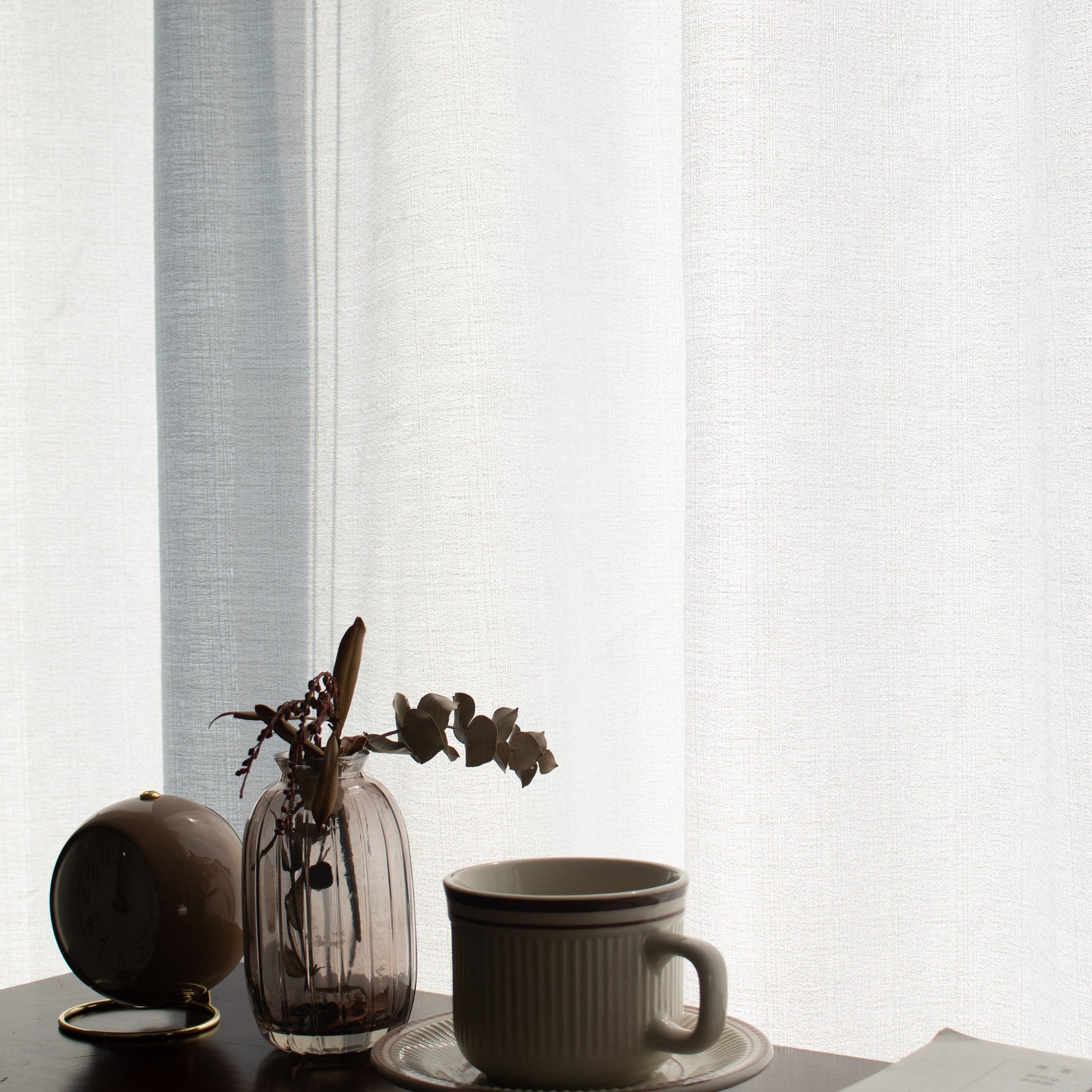 純白色麻質紗 - ZEYA Curtain