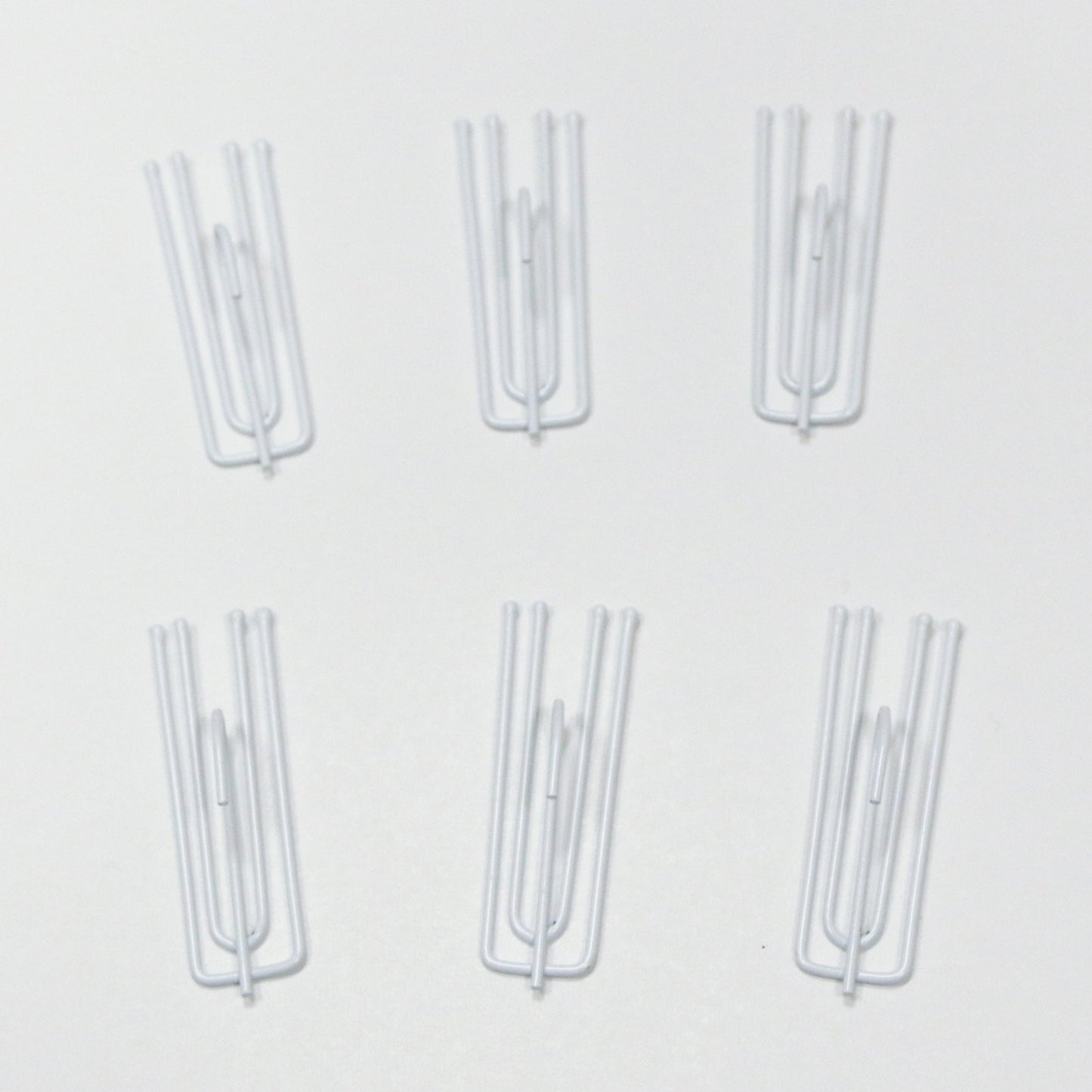 窗簾配件 白色四爪鈎 半掛鈎（10件裝） - ZEYA Curtain