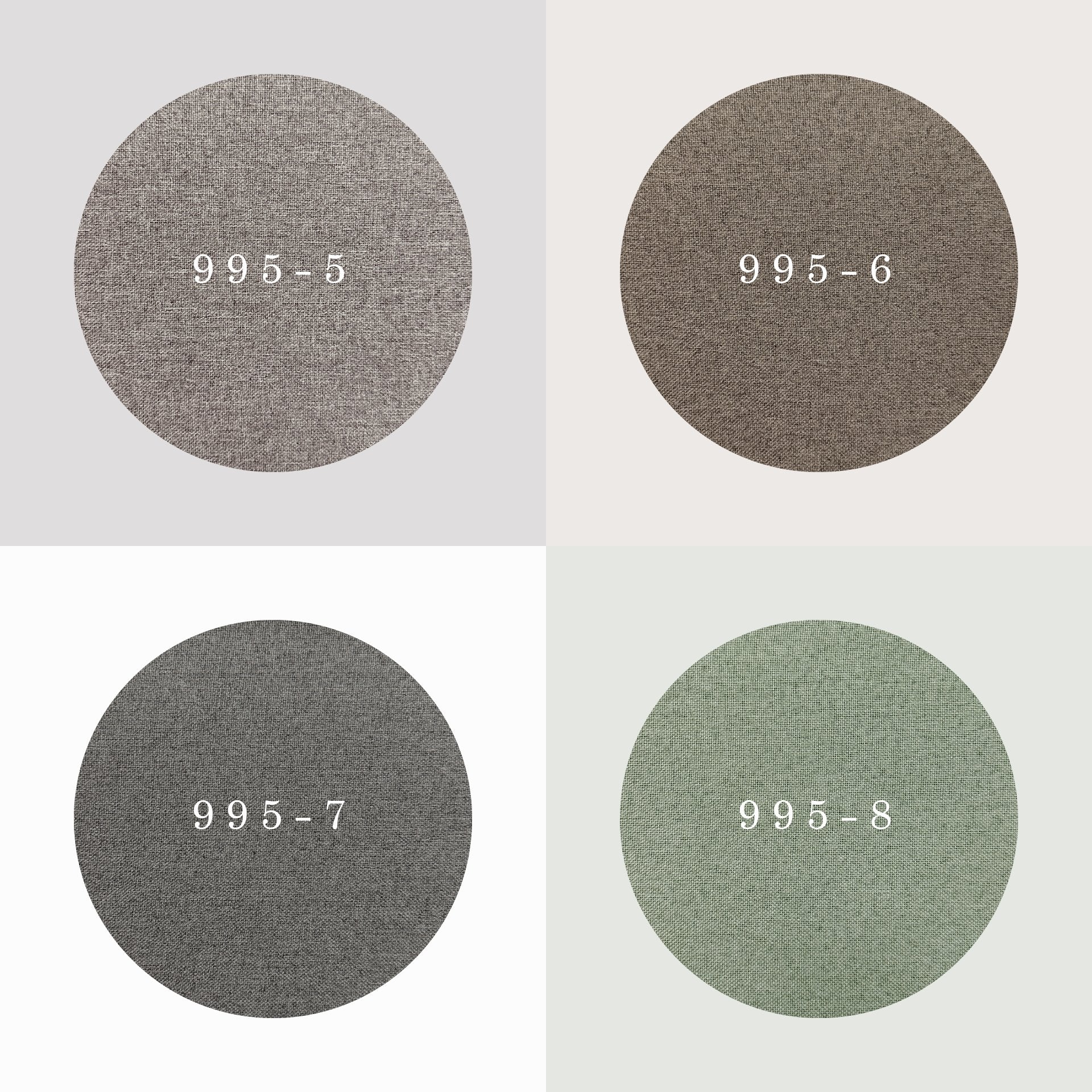 日系柔麻全遮光布 12色可選 no.955 - ZEYA Curtain