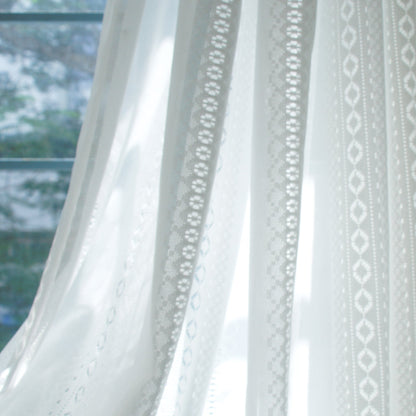 鏤空日系窗紗 - ZEYA Curtain